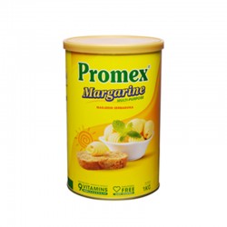 12 tins of Promex Margarine...